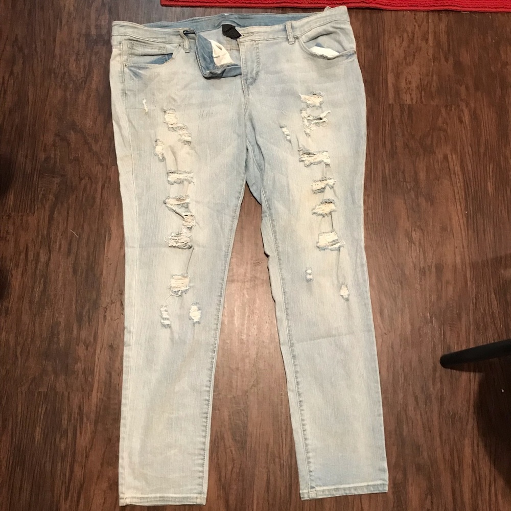Ripped jeans (plus size)